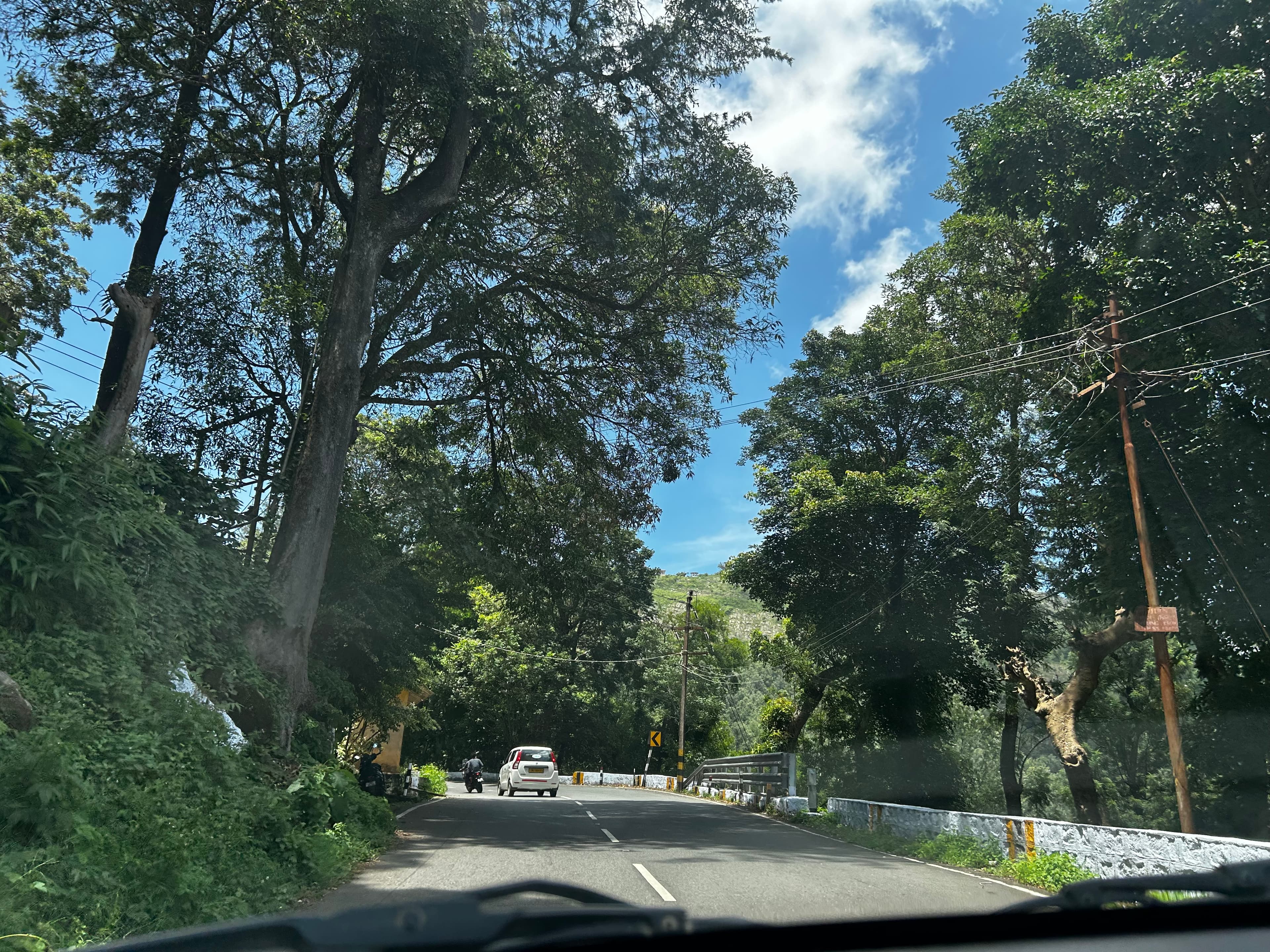 View from car - Scenic route.