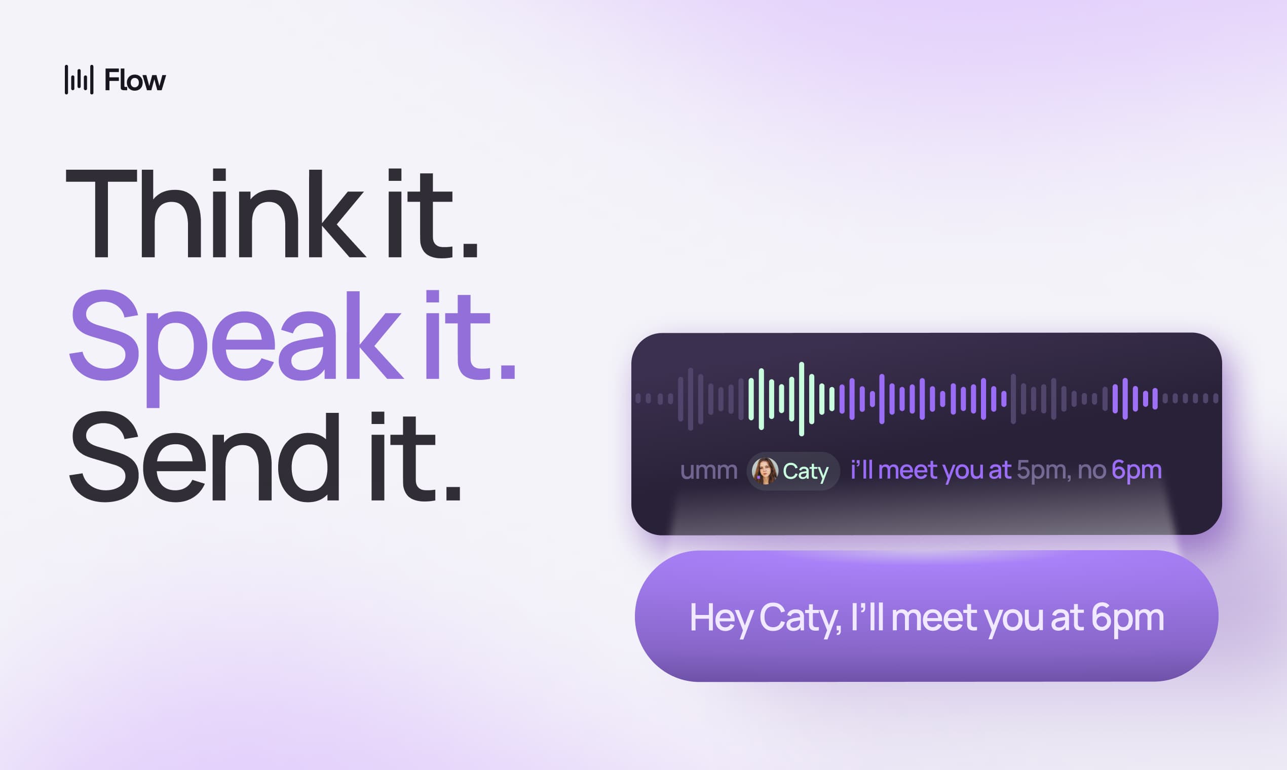 Wispr Flow's floating listening indicator at the edge of a screen